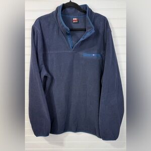 32 Degree Heat men’s navy fleece pullover jacket. Size XXL